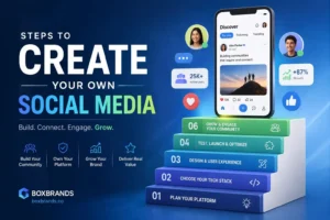 Create your own social media by Box BRANDS